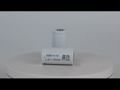 0.1C Relação de carregamento NI-Cd C 1.2V 2,5ah Células de bateria para aplicações de baixa temperatura