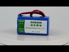 NMC Bateria de íons de lítio cilíndrica 10.8V 2.6Ah 2C taxa de descarga Bateria de pacote para LED Lig de emergência