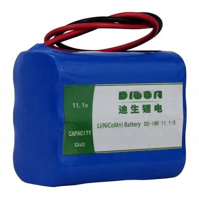11.1V 5Ah NMC Li Ion Li NiCoMh Bateria Pack para robótica e aspirador