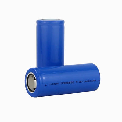 LiFePo4 32700 3.2V 6000mAh LFP Célula de bateria de íons de lítio cilíndrica com auto-proteção PTC CID