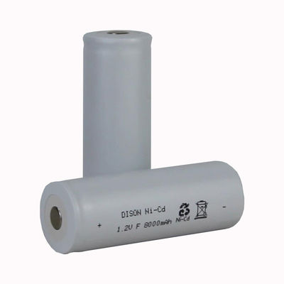 Células de bateria recarregáveis NiCd KRH33/91 F 1.2V 7Ah -40C de baixa temperatura